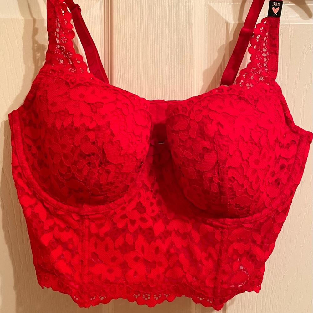 BODY BY VICTORIA LACE CORSET BRA